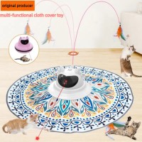 multifuctional automatic hide and seek pet toy self play cat toy