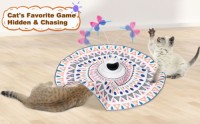 smart 3 in 1 cloth cover gameplay interactive self play hide and seek cat toy