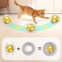 interactive multi-functional cat teaser hide and seek bag hunting pet toy