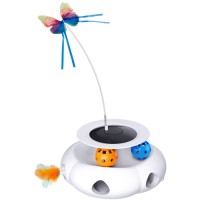 Interactive Multi-Material Cat Toy for Engaging Playtime Fun