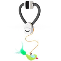OK012A Funny Cat Teaser pet Toys Interactive Hanging Feather