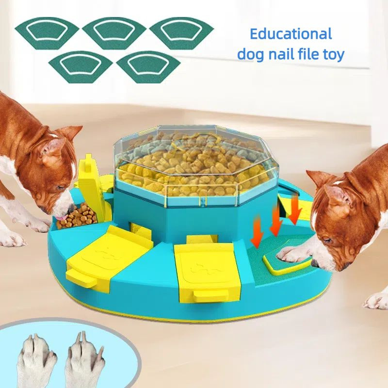 OK101-2 Educational dog puzzle toy dog snack bowl food box pet bowls feeders
