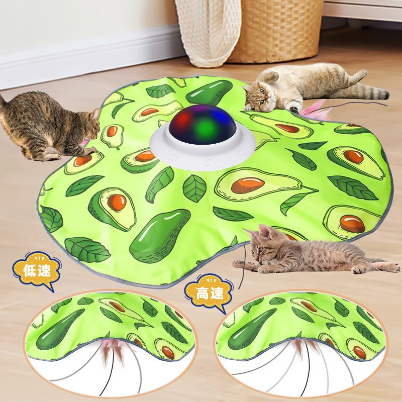 smart automatic hide and seek pet toy self play cat toy