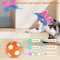 OK009D-Automatic Rotating ball cat toy pet ball with tail