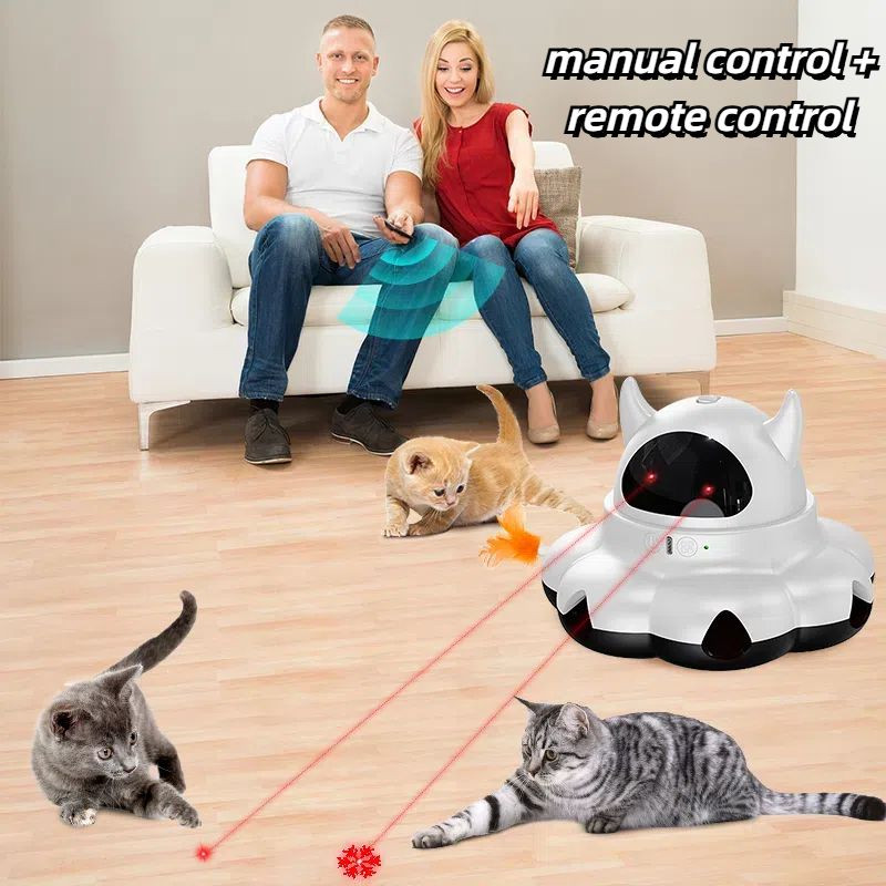OK002-Smart automatic laser cat toy self play kitty toy pet toy