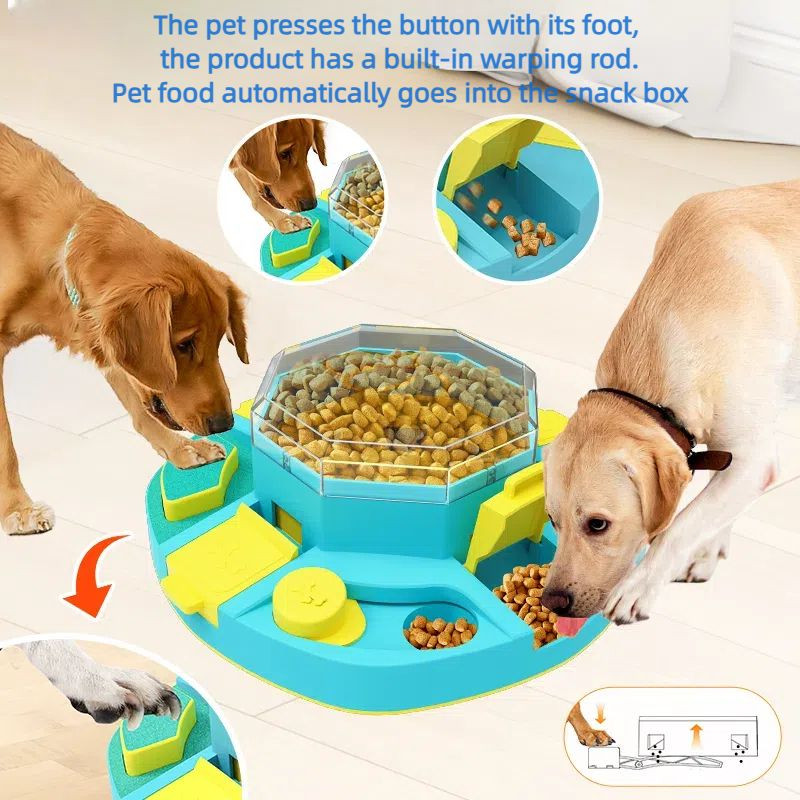 Educational Press Leakage Food Dispenser Pet Puzzle Toy