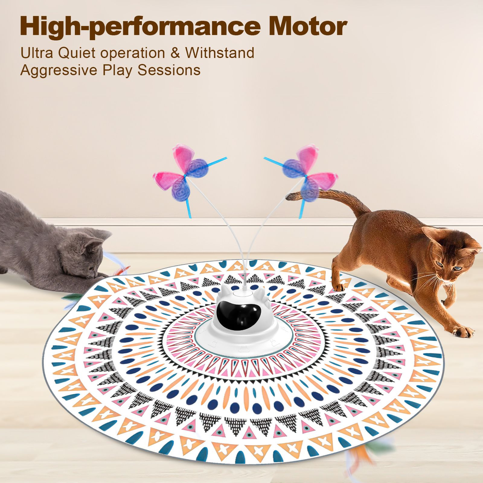 smart 3 in 1 cloth cover gameplay interactive self play hide and seek cat toy