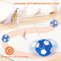 OK009D-Automatic Rotating ball cat toy pet ball with tail