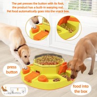 Educational dog puzzle toy dog snack bowl food box pet bowls feeders