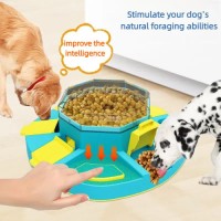 Educational Press Leakage Food Dispenser Pet Puzzle Toy
