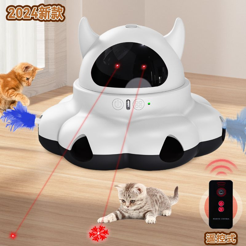 OK002-Smart automatic laser cat toy self play kitty toy pet toy